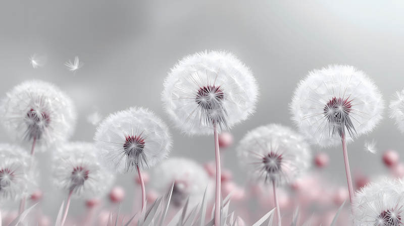 蒲公英的轻盈絮语图片