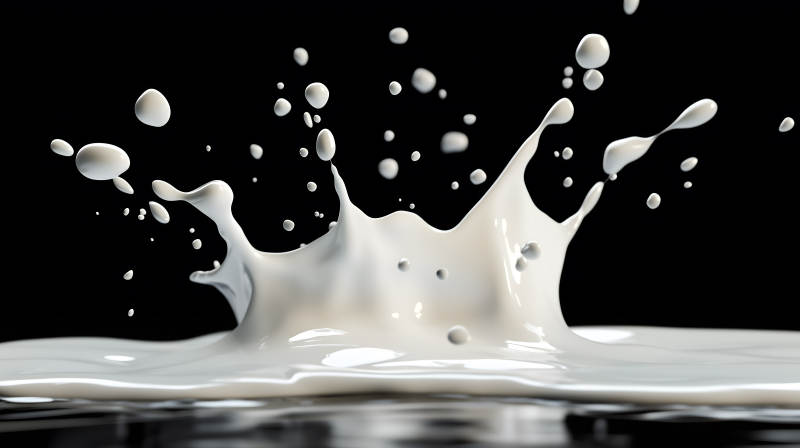 牛奶飞溅的瞬间艺术图片