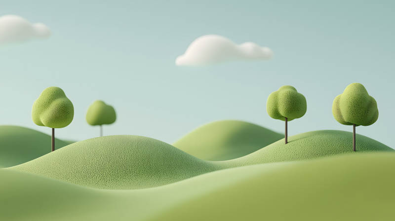 绿野仙踪般的清新世界图片