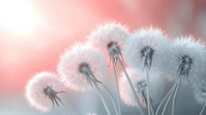 蒲公英的轻盈絮语图片