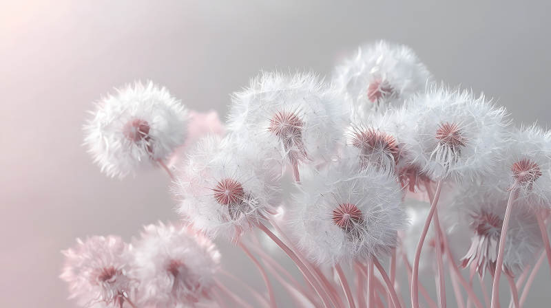蒲公英的轻盈絮语图片