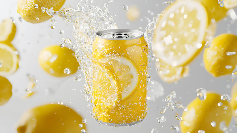 柠檬汽水的清爽一夏图片
