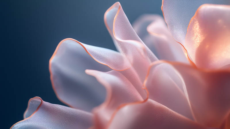 流光溢彩的抽象花瓣图片