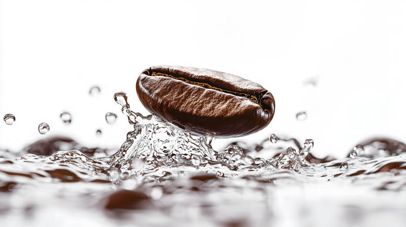 咖啡豆的华丽绽放图片