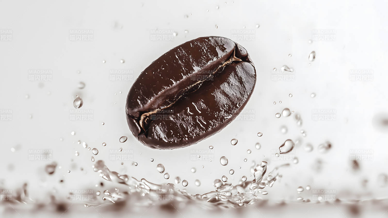 咖啡豆的华丽绽放图片