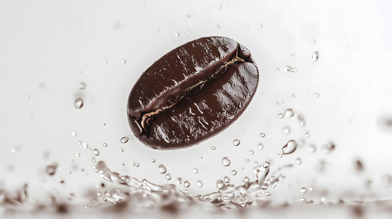 咖啡豆的华丽绽放图片