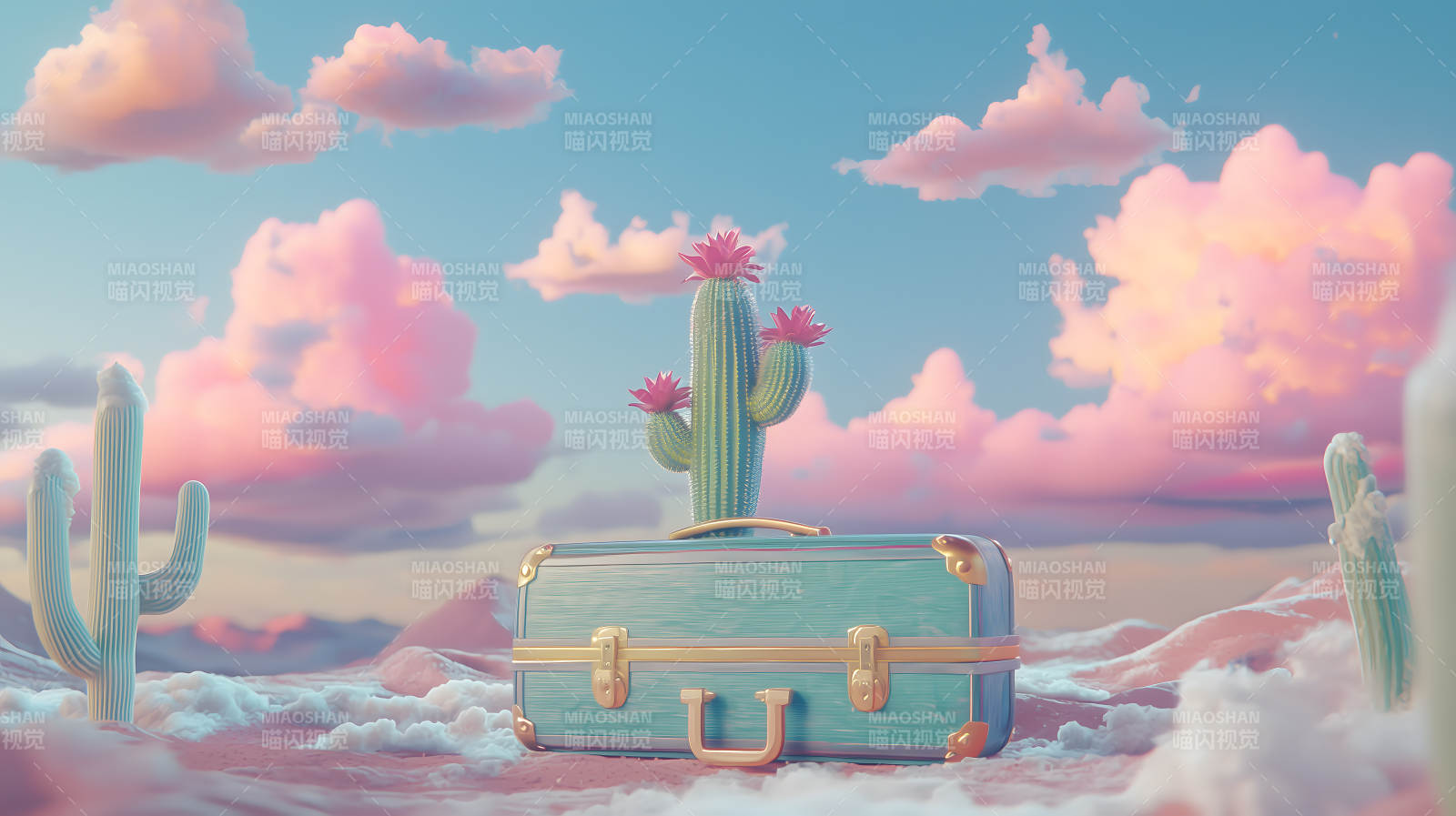 梦幻仙人掌旅行图片