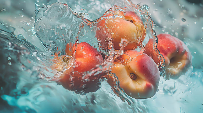 水漾蜜桃的清凉一夏图片