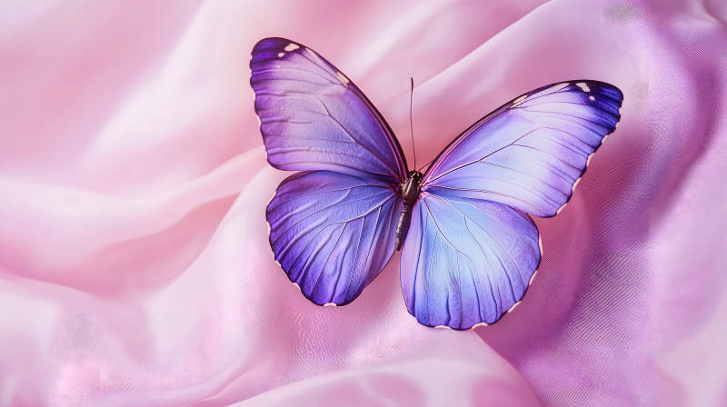 优雅蝴蝶的轻柔之舞图片