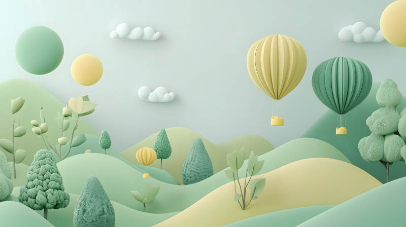 清新治愈的童话世界图片