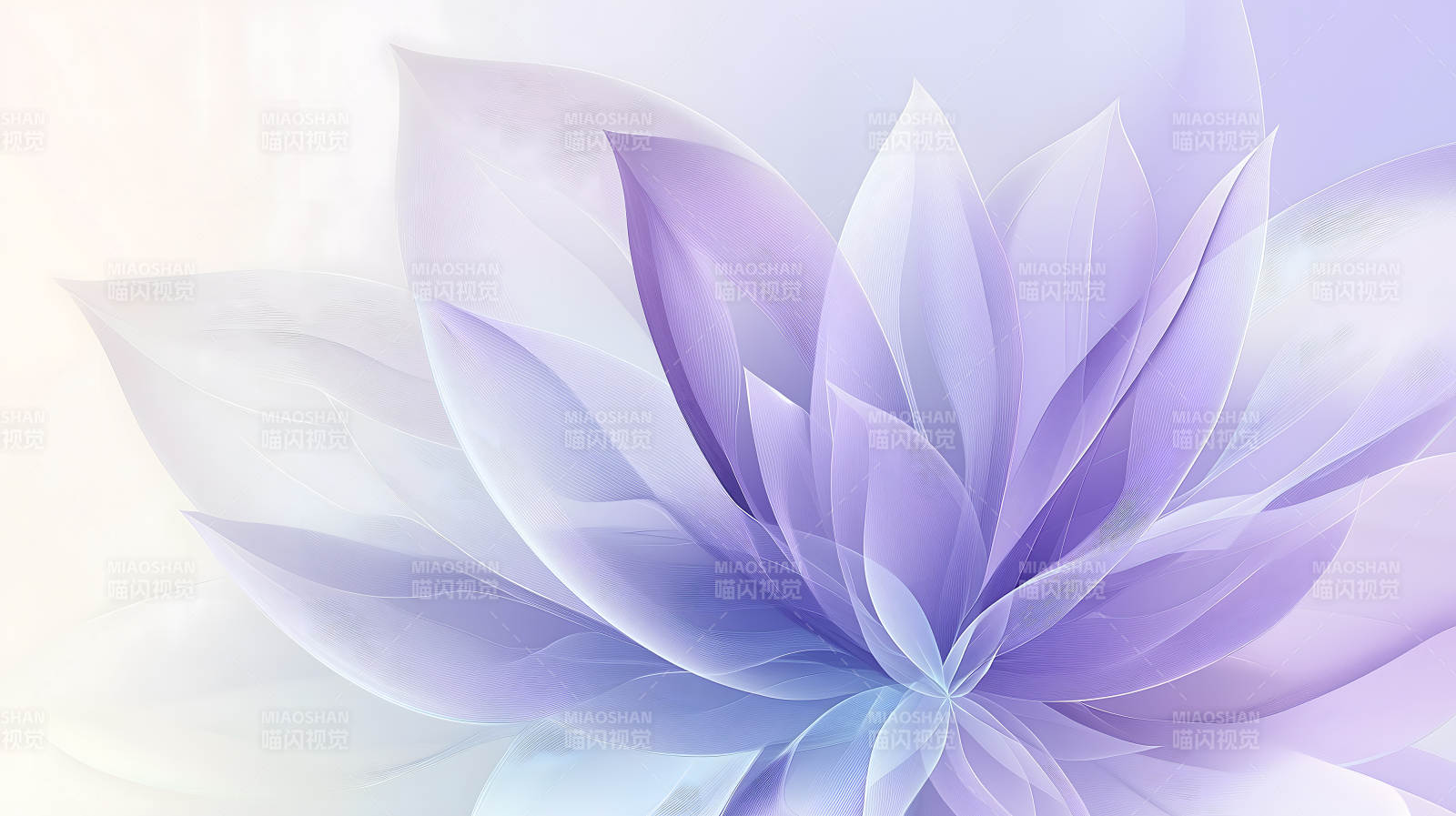 流光溢彩的抽象花瓣图片