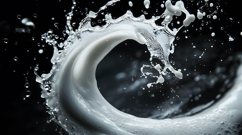 牛奶飞溅的瞬间艺术图片