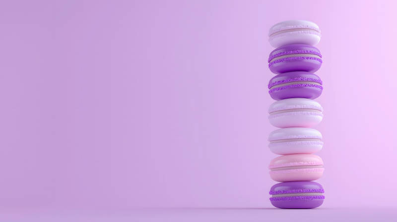 马卡龙的甜蜜絮语图片