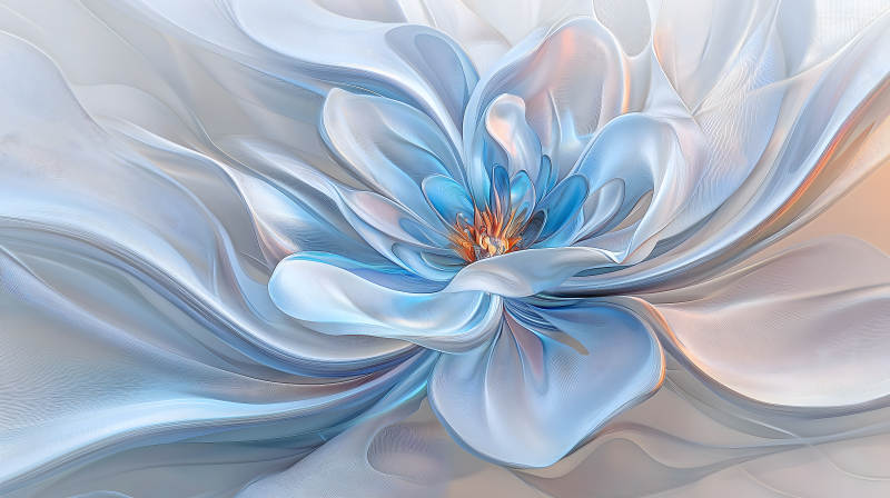 流光溢彩的抽象花瓣图片