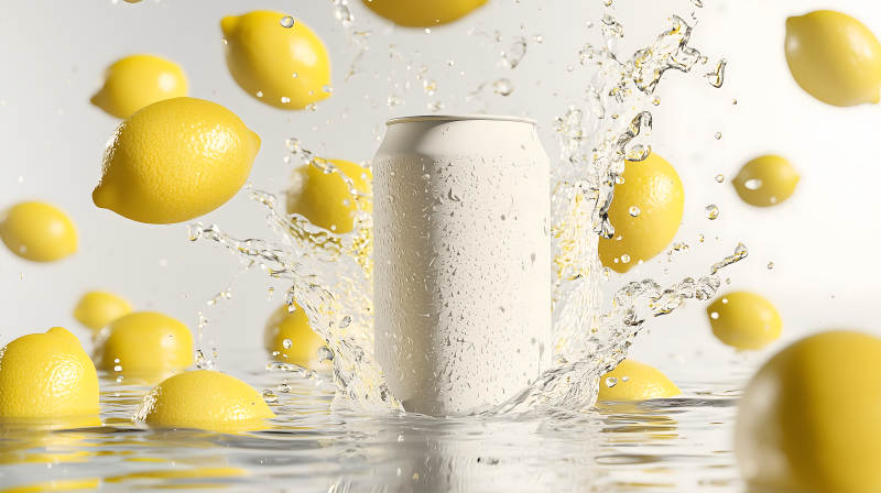 柠檬汽水的清爽一夏图片