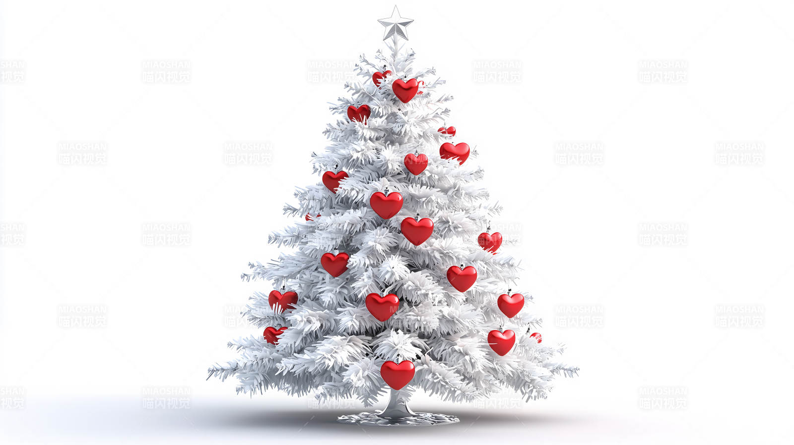 爱心点缀的冬日暖意图片