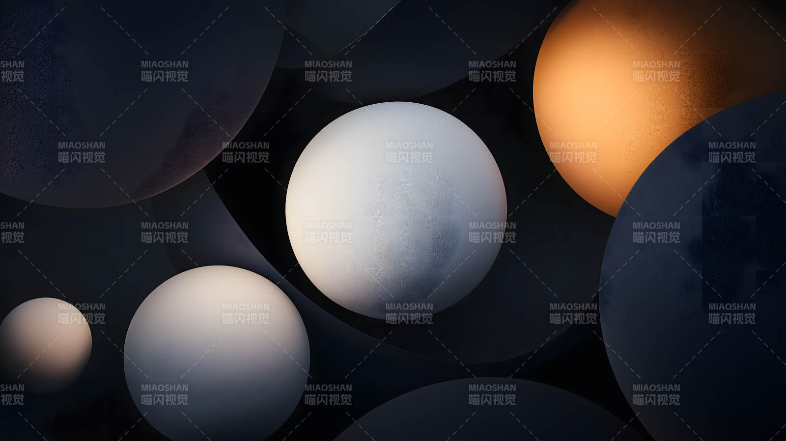 律动空间中的色彩圆舞图片