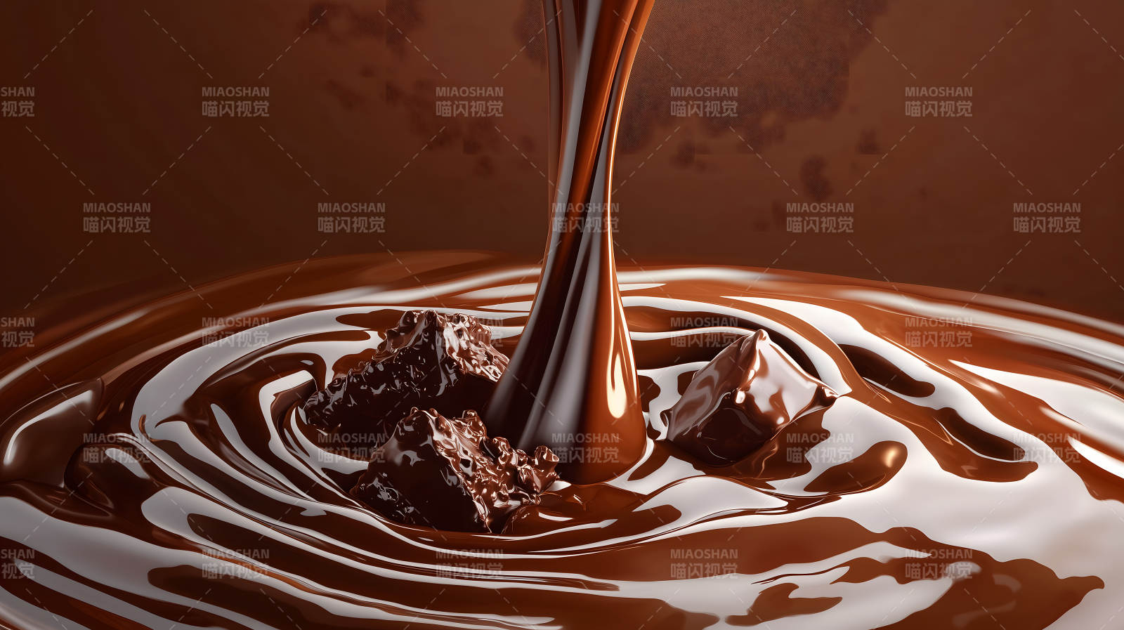 丝滑浓醇的巧克力诱惑图片