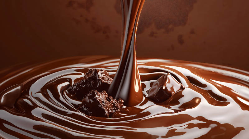 丝滑浓醇的巧克力诱惑图片