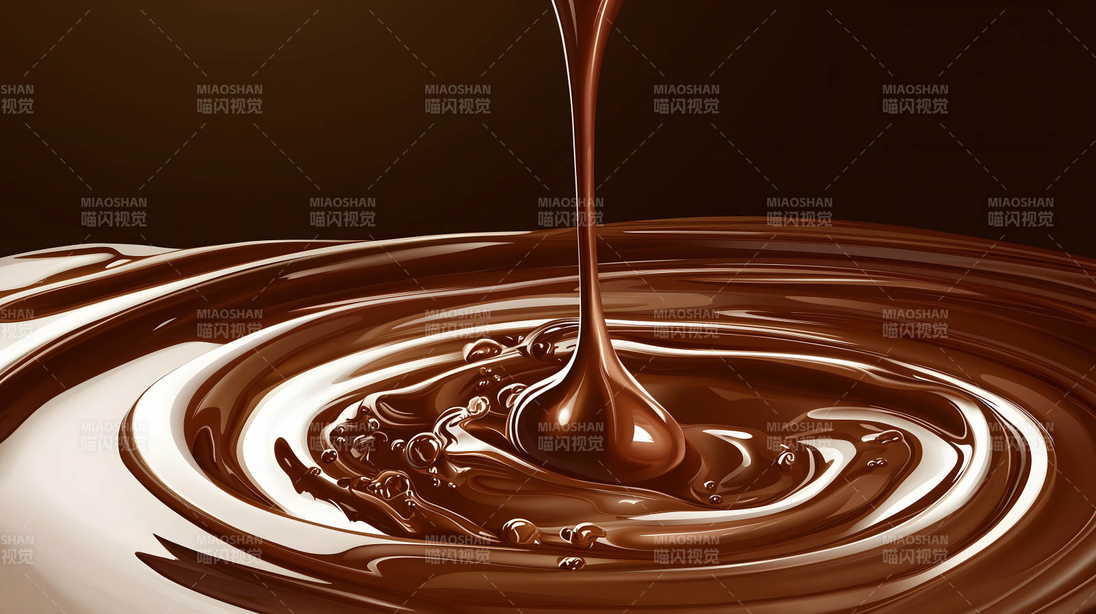 丝滑浓醇的巧克力诱惑图片