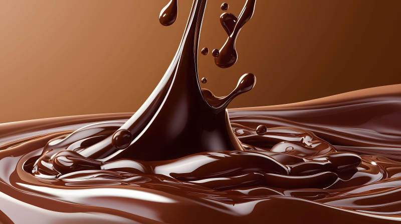 丝滑浓醇的巧克力诱惑图片
