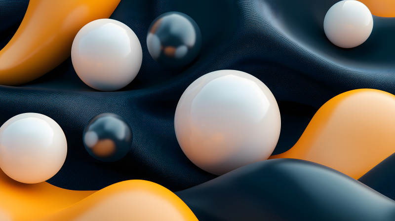 律动空间中的色彩圆舞图片