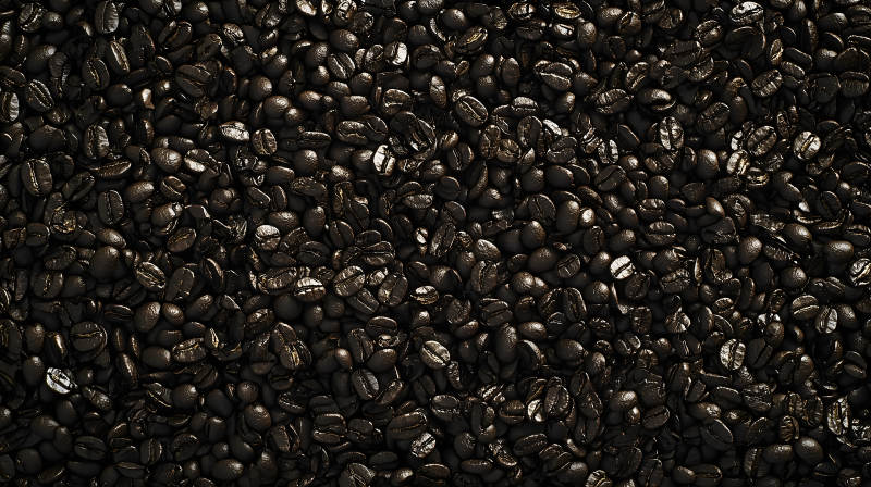 咖啡豆的深度烘焙艺术图片