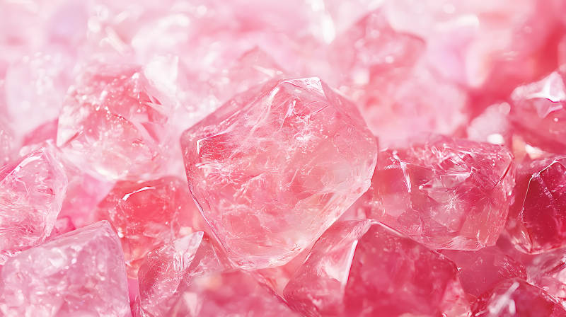 粉色水晶的浪漫絮语图片