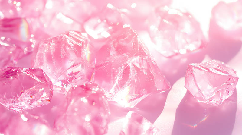 粉色水晶的浪漫絮语图片