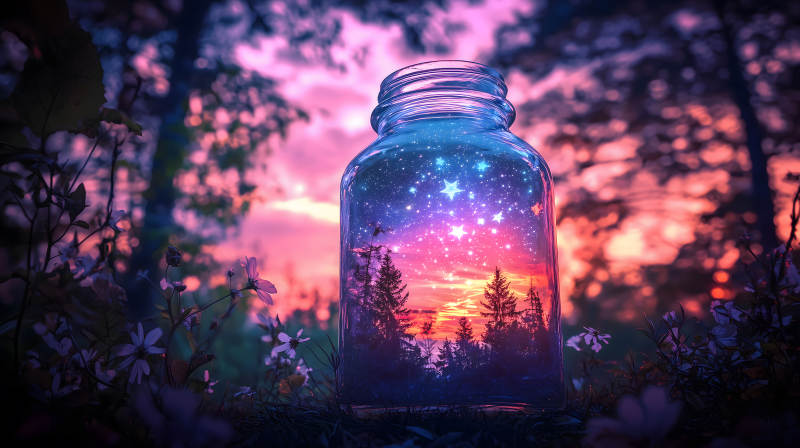 仲夏夜之梦的光影图片