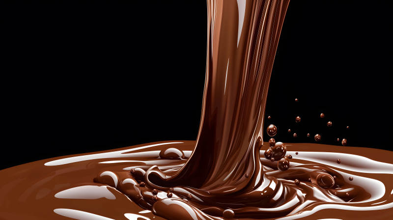 丝滑浓醇的巧克力诱惑图片