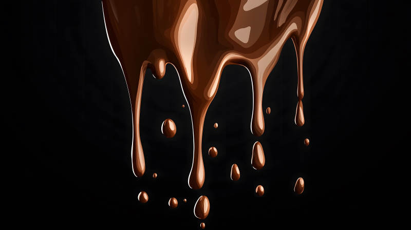 丝滑浓醇的巧克力诱惑图片