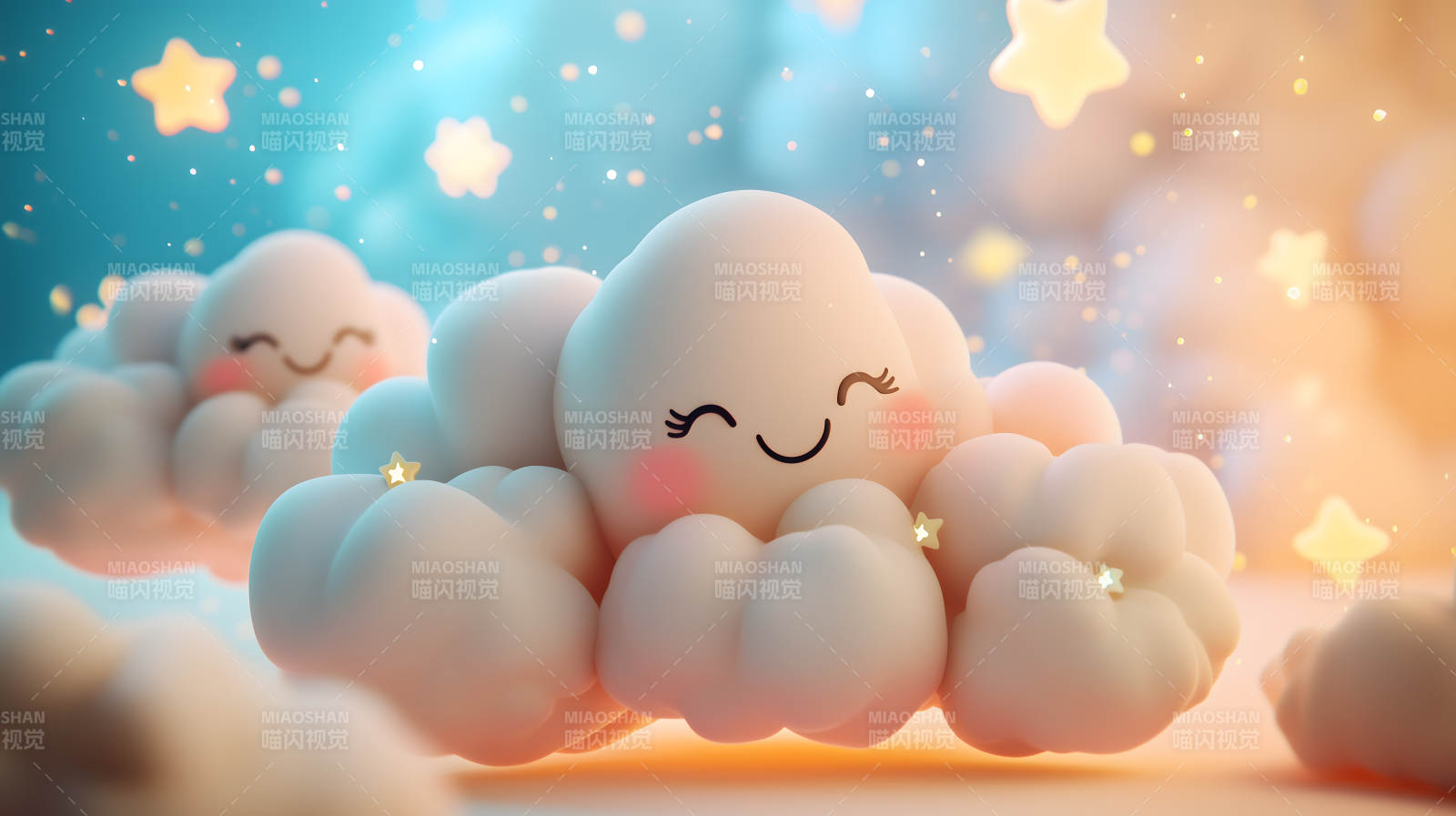 云朵的甜蜜梦境图片