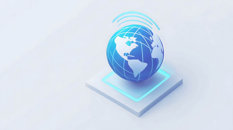 蓝色星球的科技之光图片