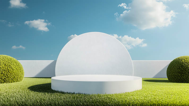 极简主义的自然舞台图片