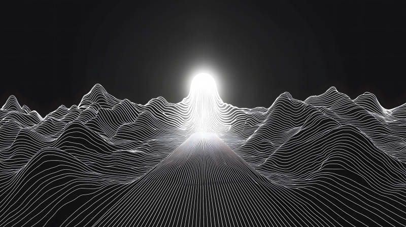 极简主义线条艺术图片