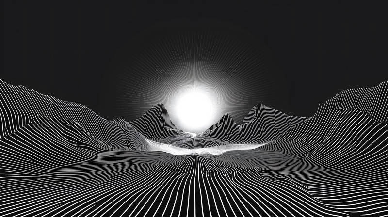 极简主义线条艺术图片