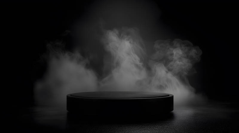 神秘舞台的聚光灯图片