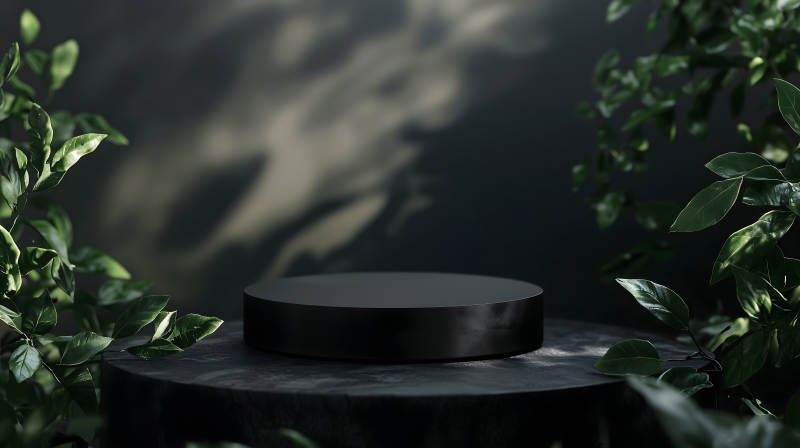 绿植点缀的极简空间图片