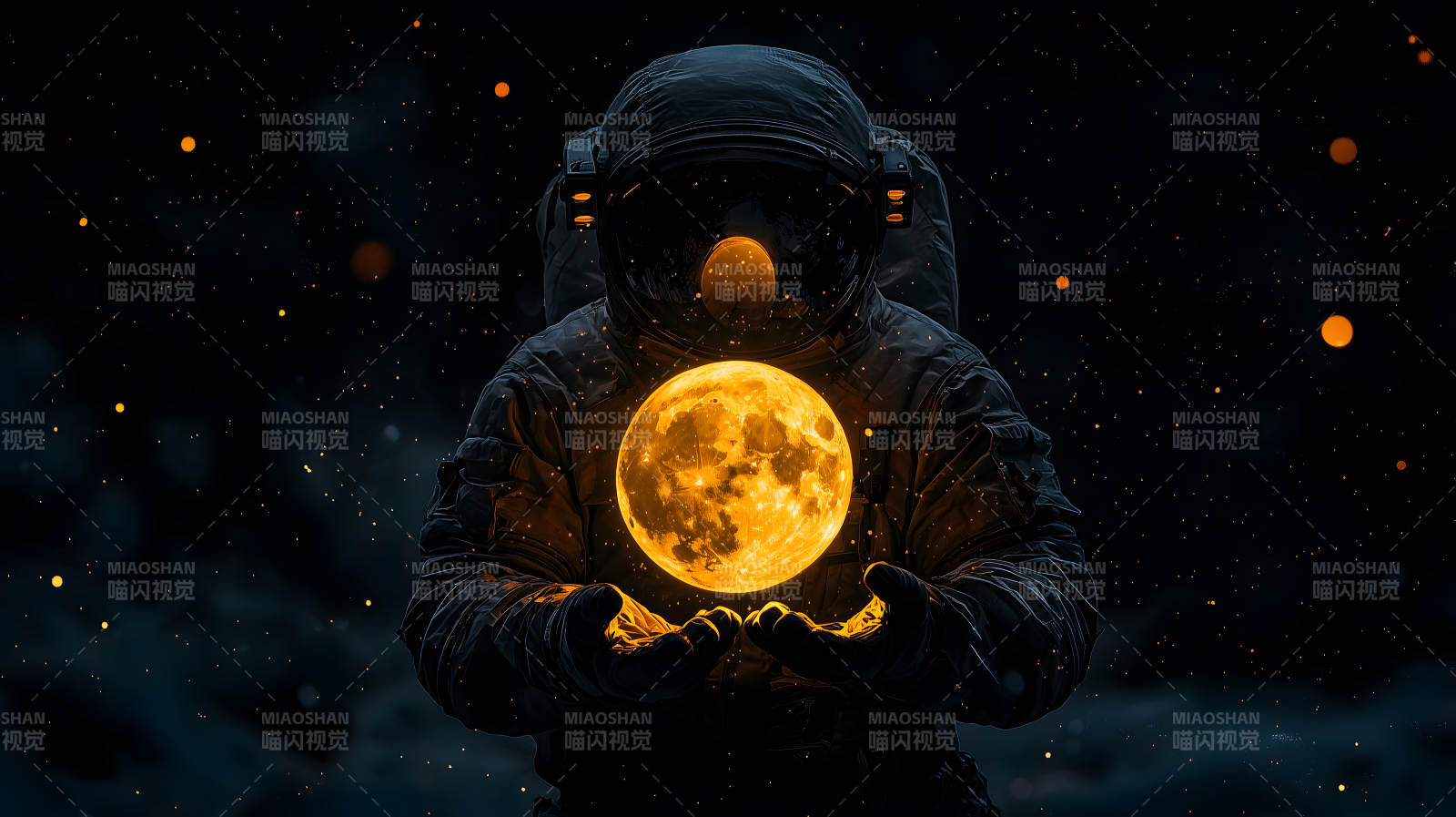 宇航员的月球之梦图片