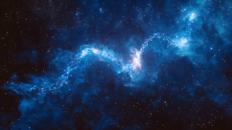 星云深处的璀璨光芒图片