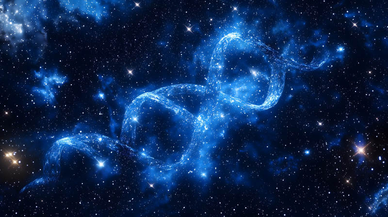 深邃星云的绚丽光芒图片