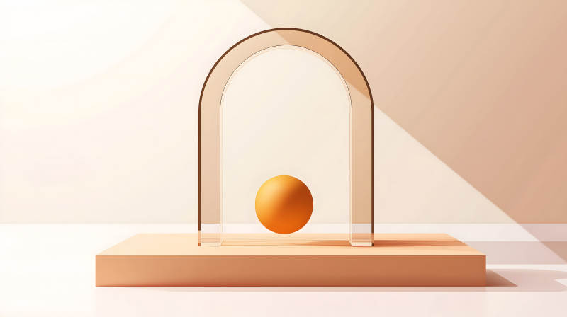 几何美学的平衡之境图片