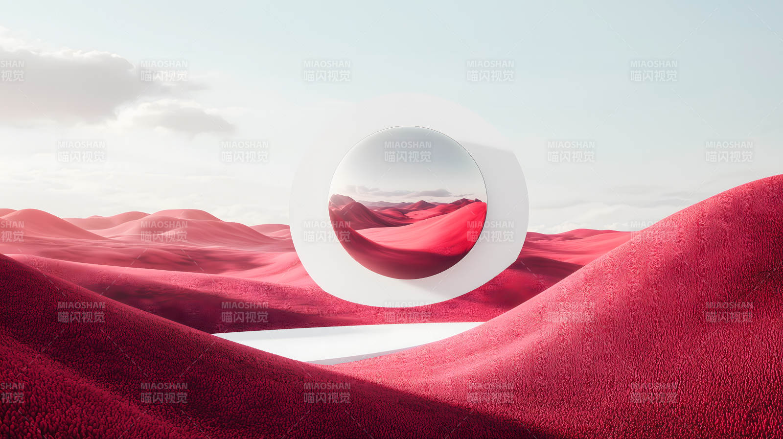 镜中沙丘的奇幻之旅图片