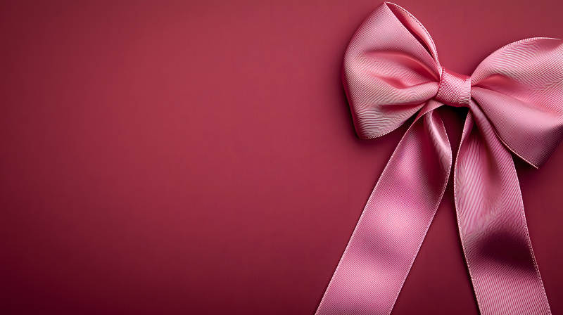 优雅丝带的温柔光影图片