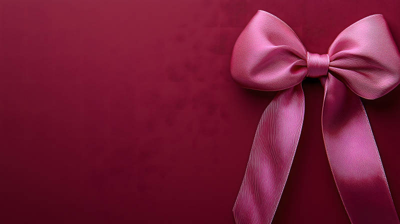 优雅丝带的温柔光影图片