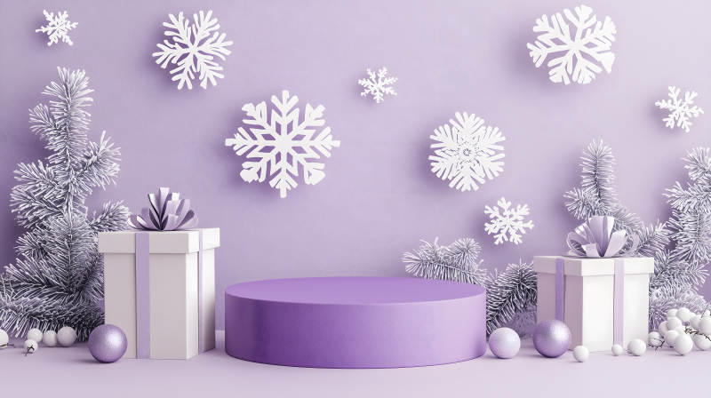 圣诞礼物的梦幻舞台图片