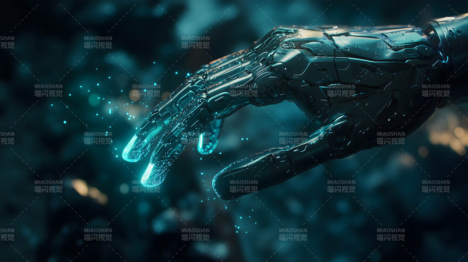 未来科技触控交互图片