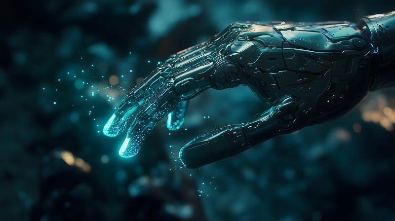 未来科技触控交互图片