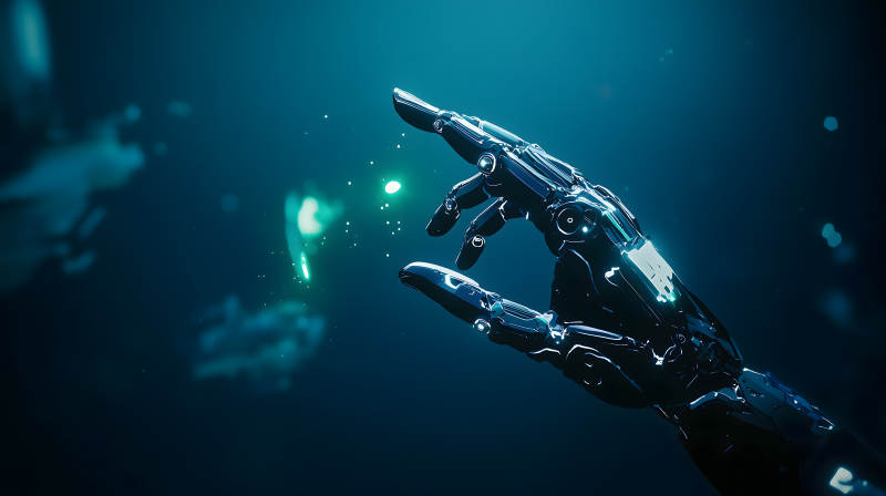 未来科技触控交互图片